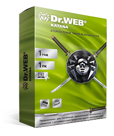 Dr.Web KATANA лицензия на 3 ПК на 1 год