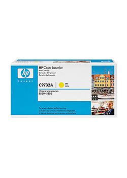 Картридж HP Europe C9732A желтый (C9732A)